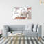 Floral Botanical Rose Gold Feast - Impression sur toile tendue-1900486754-1944476972