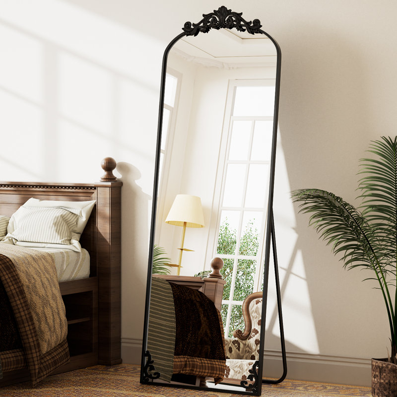 Miroir Kaceton, Noir, 21 po x 64 po