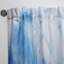 Bleu et blanc liquide Art Waves V - Rideau moderne - Velours obscurcissant - 1 panneau-71797862