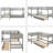 Hajime Kids Twin Over Twin Bunk Bed with Drawers-1415573217