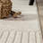 Arnika High-Low Geometric Arch Scandi Striped Ivory/Cream Indoor/Outdoor Rug-367256642