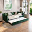 Canapés extensibles gain de place, structure en métal et tissu, chambre d'amis moderne-1544436486