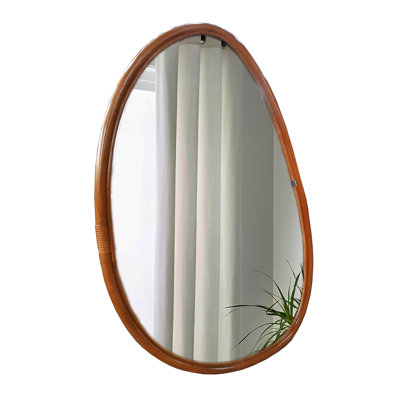 Sushmita Rattan Flat Wall Mirror