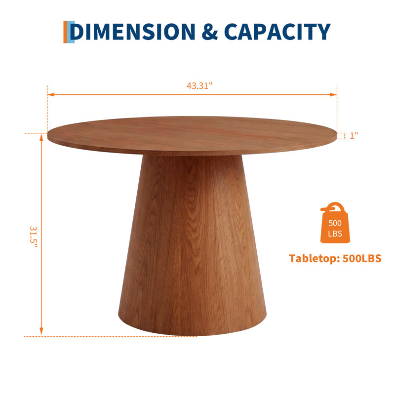 Extendable Dining Table, Walnut