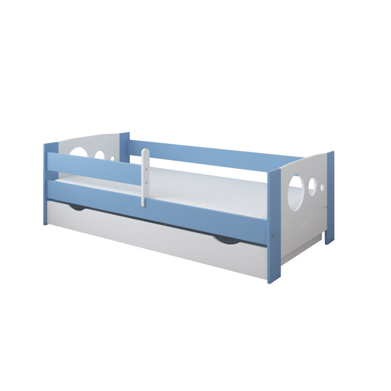 Humphrey Cabin Bed with Storage Included, European Toddler (80 x 160cm), White