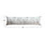 Long Patterned Cotton and Linen Lumbar Pillow