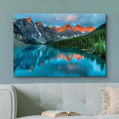 «Tranquil Mountain Lake», art sur toile