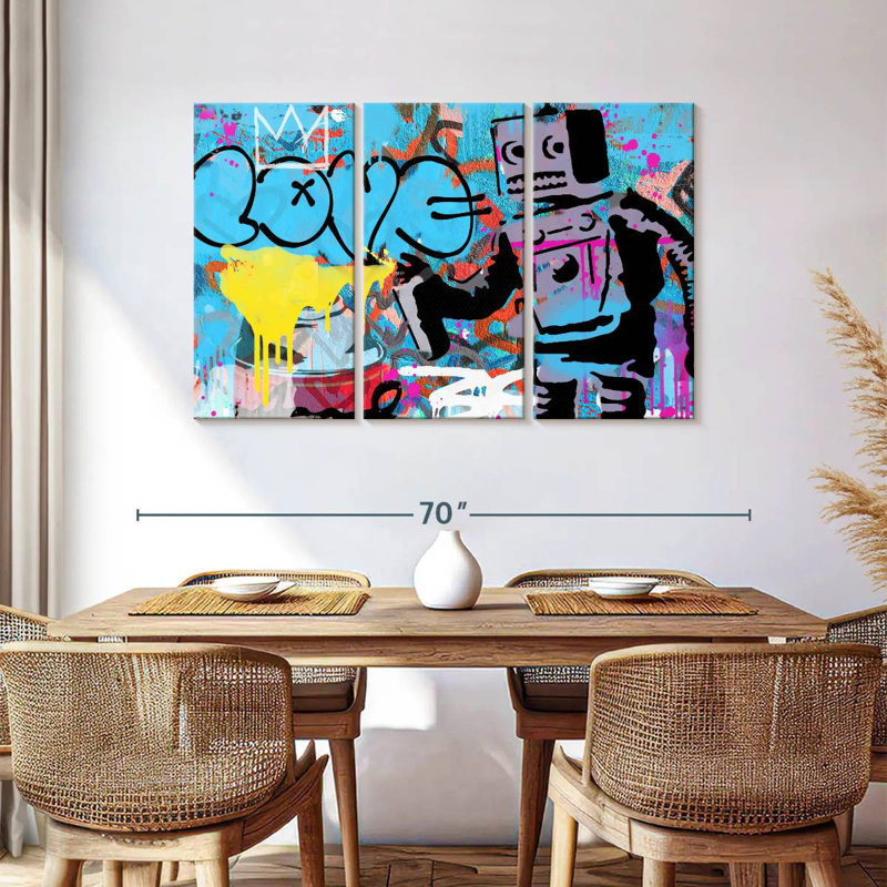 Tergel Love Robot, 36" H x 57" W