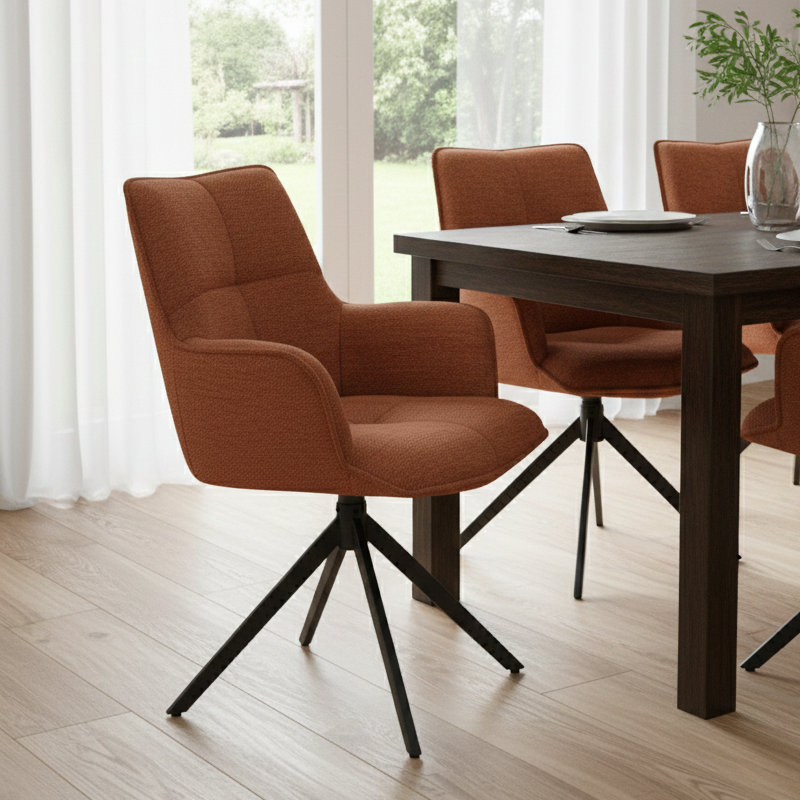 Fabric Dining Chair, Tan