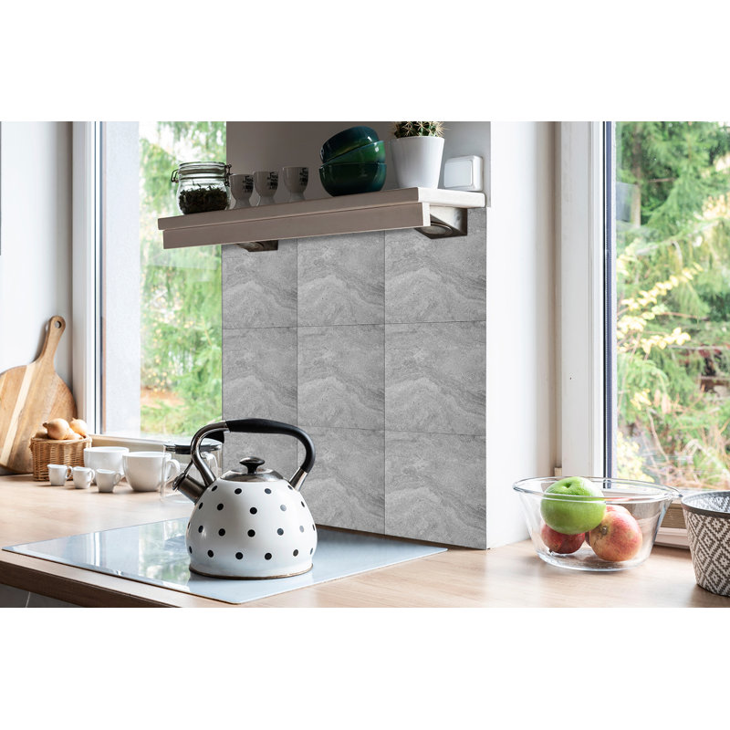 Horstmar 30cm W x 30cm L Vinyl Peel and Stick Field Tile