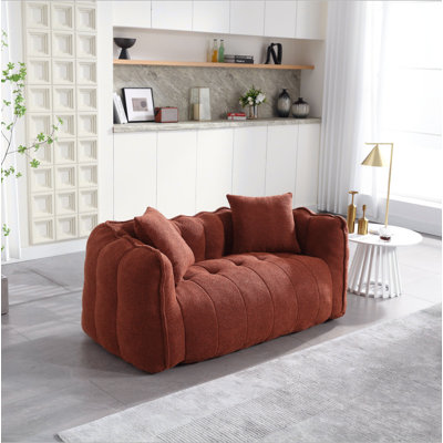Fauteuil à billes souple avec noyau en mousse haute résilience pour deux personnes. Le canapé inclinable carré confortable est idéal pour les membres de la famille et les amis qui se livrent à des jeux, lisent, regardent la télévision