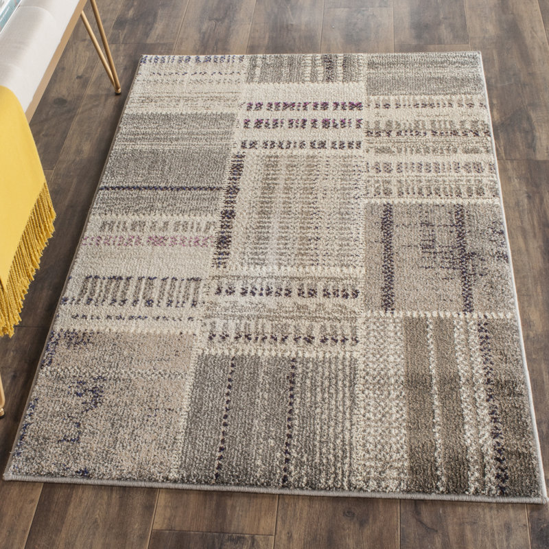 Mcdermott Geometric Hand Woven Area Rug, Rectangle 91 x 152 cm