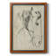 «Horse In Bridle S croquis I», toile encadrée de qualité supérieure - prête à être accrochée-551652800