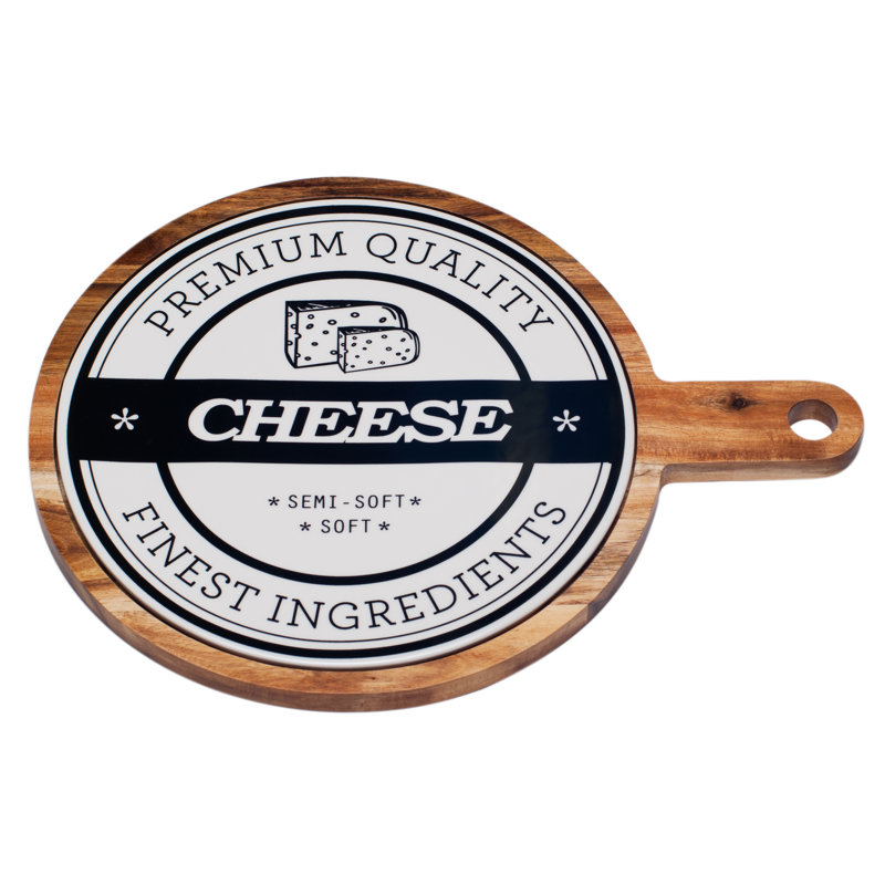 Red Vanilla Paddle Board Serving Tray
