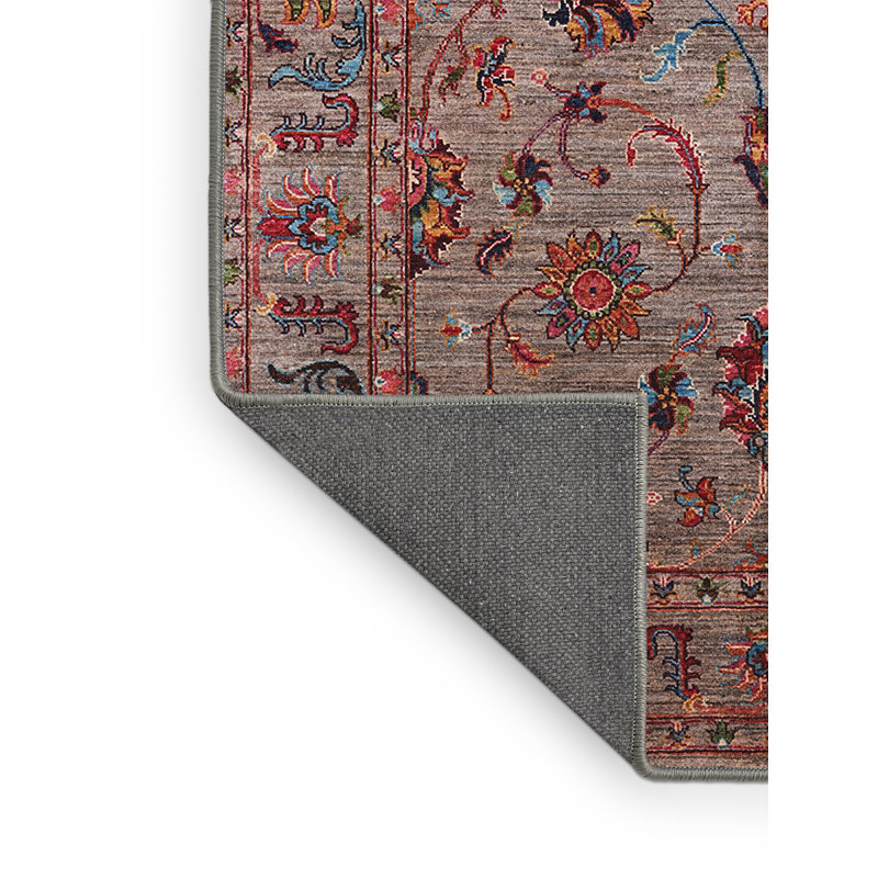 Tapis brun à motif oriental, Rectangle 2 pi x 3 pi