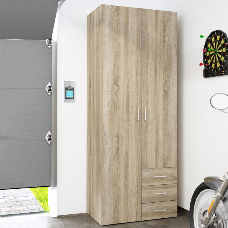Orval 2 Door Wardrobe, Oak