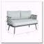 Causeuse et table en acier-1031596191