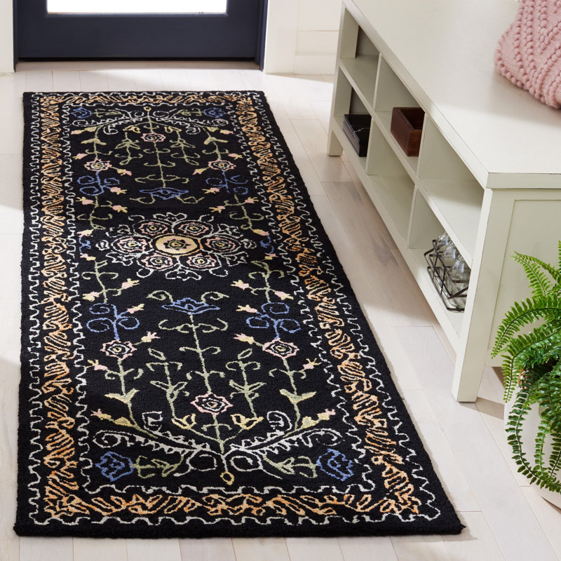 Ashly Hand Tufted Wool And Cotton With Latex Oriental Rug, Runner 2'3" x 7'