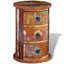 30cm W Solid Wood Bedside Table