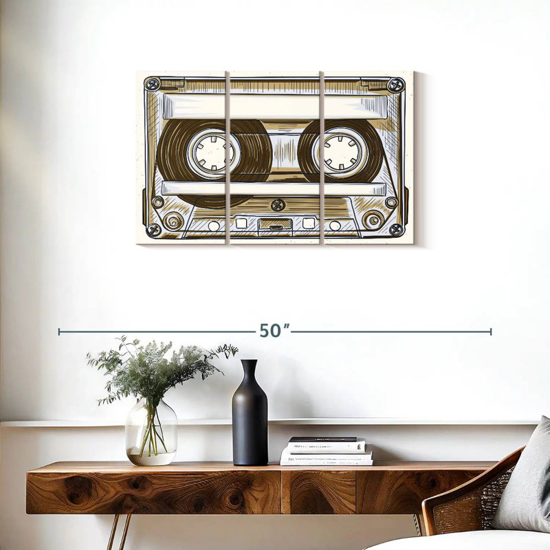 Abarca Audio Cassette, 20" H x 33" W