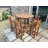 Imola 6 - Person Wood Patio Dining Set with Round Table