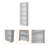 White 5-Shelf Bookcase-230035853