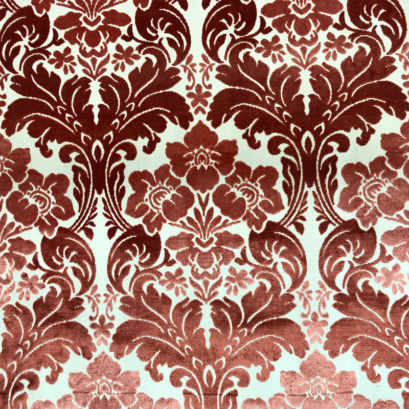 Cut Velvet | Marsel Fabric_MARSEL, Coral
