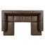 Canapé modulaire sans accoudoirs en forme de U en espresso 6 pièces Bange-318182496