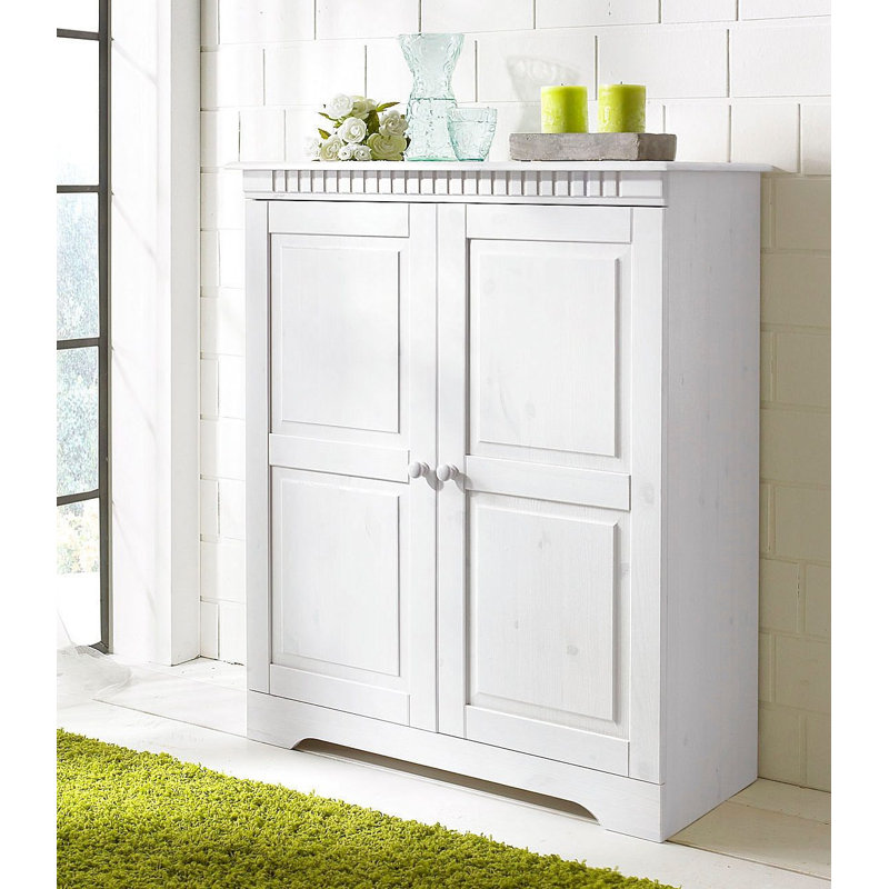 Amittai 2 Door Accent Cabinet, White