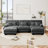 Free combination modular sofa-1078363963