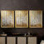 ABSTRACT Series CMLI - Toile tendue avec châssis sur mesure - 3 pièces-329085272-329085275