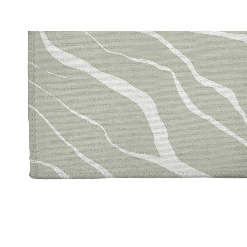 Lush Cracks Non-Slip Outdoor Rug, Runner 2'6" x 8'