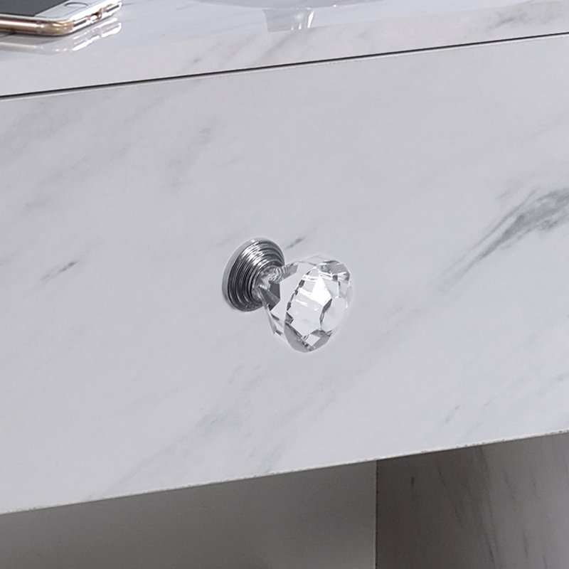 Breyelle Metal End Tables, White
