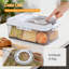 Boîte à pain pour le pain fait maison, contenant à pain pour comptoir de cuisine hermétique, contenants à pain avec couvercle pour le temps, boîte à pain hermétique pour le rangement du pain, paquet de 2
