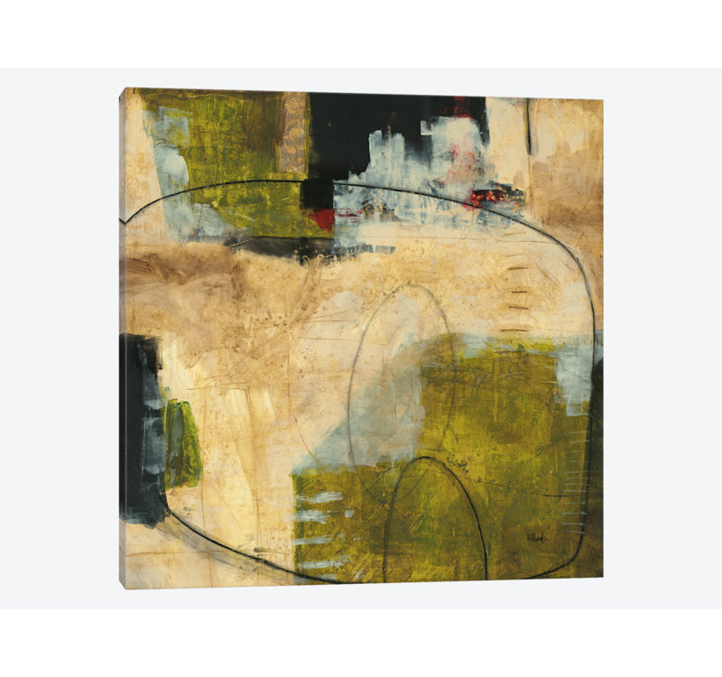 « cartes postales », impression sur toile, H 26 po x l 26 po x P 1,5 po, Pas de tapis, Toile tendue