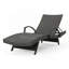 Chaise longue en osier avec accoudoirs Salem PE-1325669242