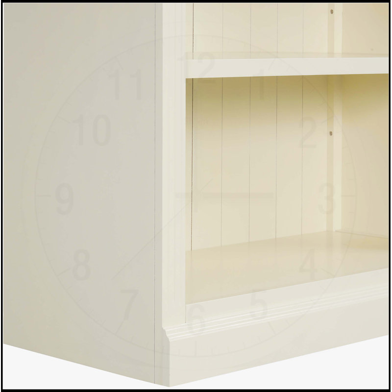 83.4 Inch Tall Wood Bookcase with LED Light Strip, 5-Tier Adjustable Shelves for Books and CDs, Modern Storage Organizer for Living Room and Home Office