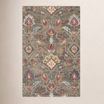 Tansy Wool Floral Indoor Rug