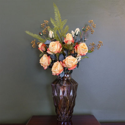 Silk Artificial Arrangement in Vase