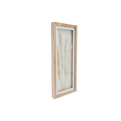 Traditional Plants & Flowers Wall Decor on Solid Wood