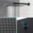 Dual Functionality Stainless Steel Modern Shower Experience For Luxurious Bathrooms