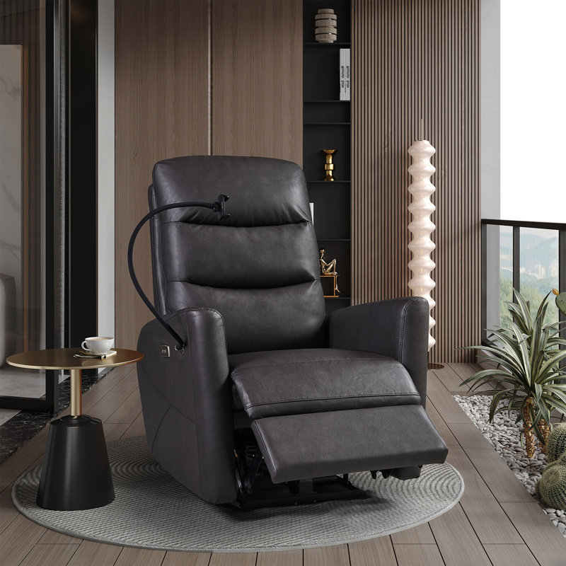 Fauteuil inclinable avec fonction électrique facile à contrôler Big Stocks, Gris