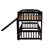 Twin Over Twin Low Bunk Bed With Slide, Fence And Ladder For Kids & Teens, Espresso-1824739675