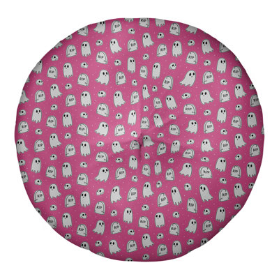 Coussin de sol rond Katelyn Elizabeth