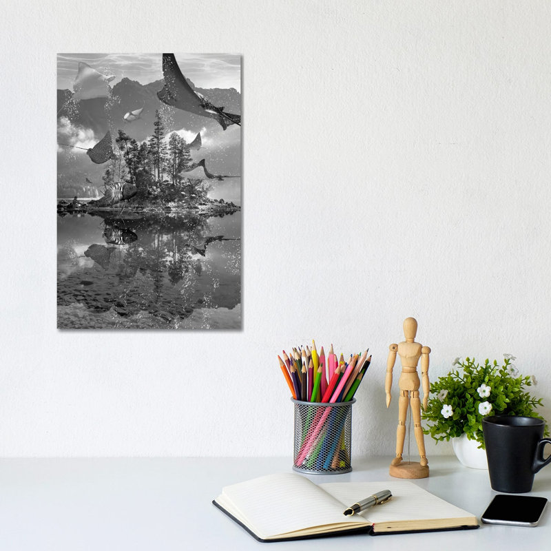Rays Lake by David Loblaw - Wrapped Canvas Print, 20.32 cm H x 30.48 cm W