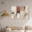 "Plaster Collage Boho Art", ensemble de 2 impressions sur toile -924074387-924074385-924074380