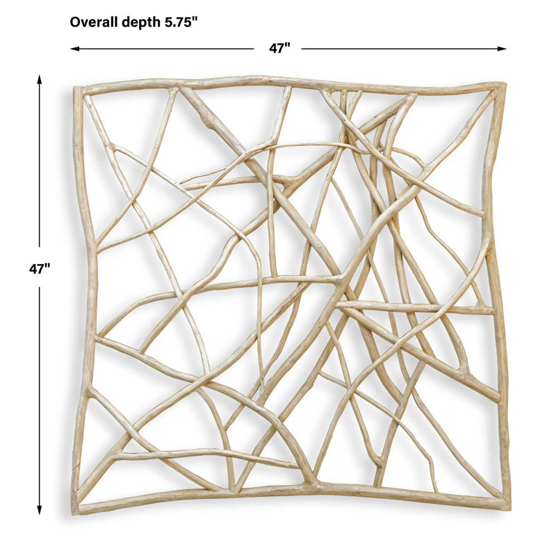 Uttermost Tangled Up Outdoor Teak Wall Decor