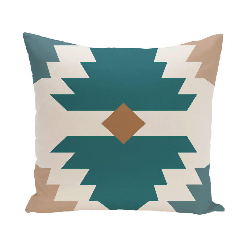  Housse et insert de coussin d'extérieur, H 18 po x l 18 po, Aigue-marine