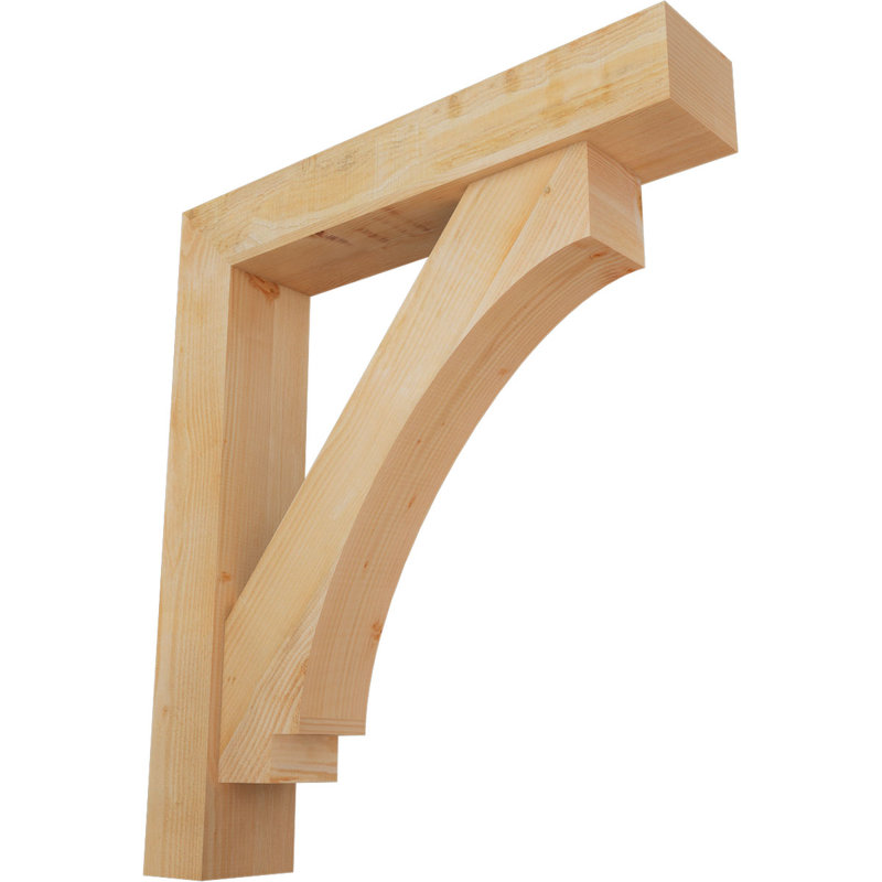 Support de bloc impérial avec entretoise décalée, 48 x 42, Sapin Douglas de l 8 po (scié brut)