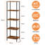Bibliothèque en coin Donham H 58,6 "x l 15,7"-688836484